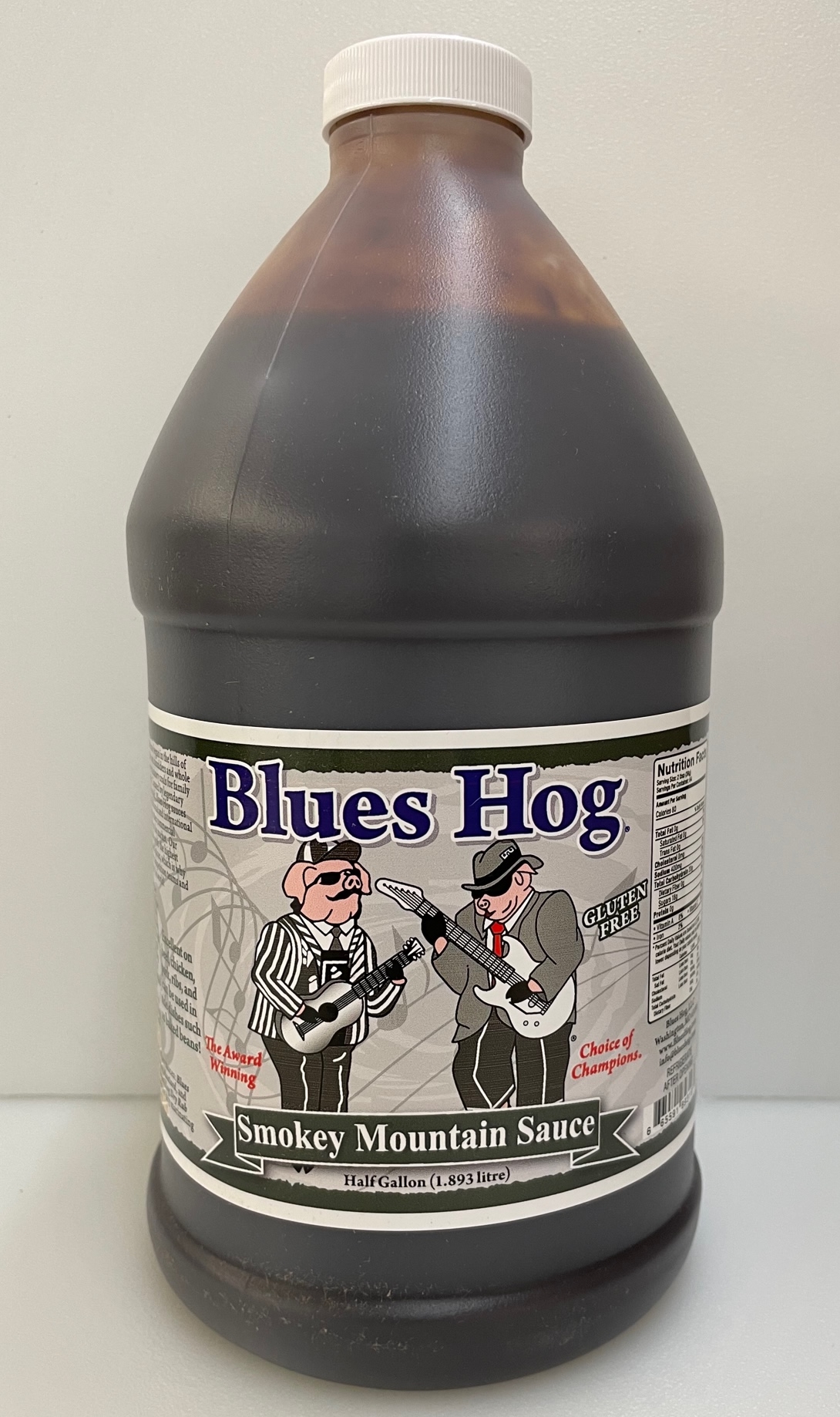 Blues Hog Smokey Mountain BBQ Sauce 1/2 Gallon LARGE