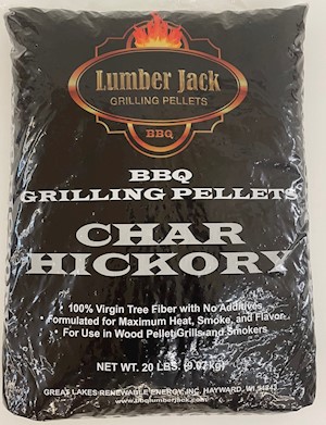 Lumber Jack Char Hickory BBQ Wood Pellets LARGE
