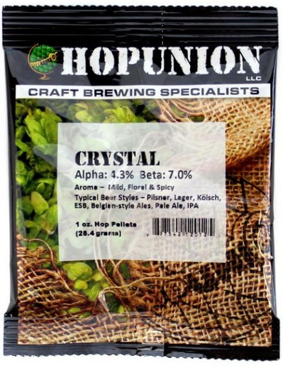US Crystal Hop Pellets 1oz LARGE