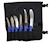 F Dick 6 Knife Butcher Set with Textile Roll Bag SWATCH