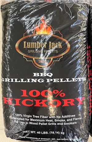 Lumber Jack Hickory BBQ Wood Pellets LARGE