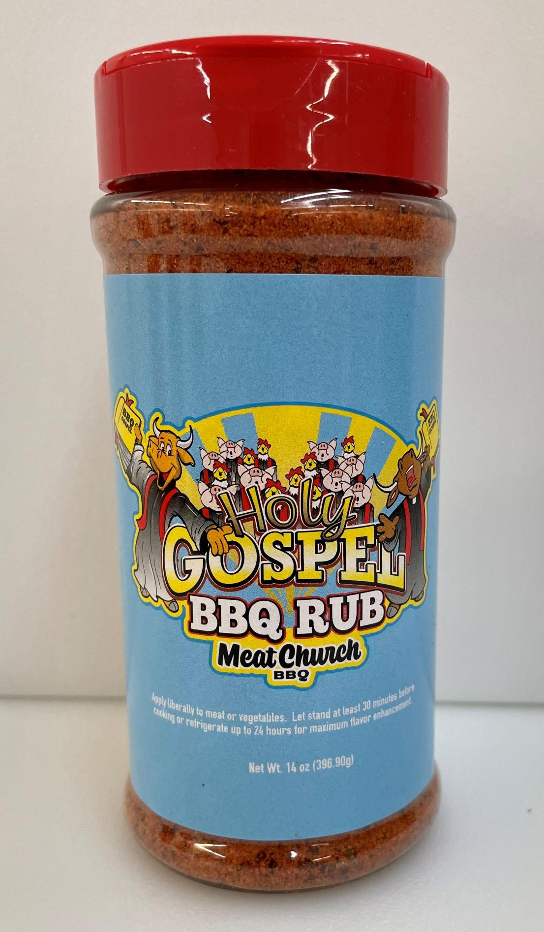 Meat Church The Holy Gospel BBQ Rub 14 Ounce Shaker THUMBNAIL