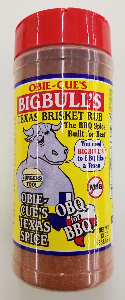 Obie-Cue Big Bulls Brisket Rub 13 OZ THUMBNAIL