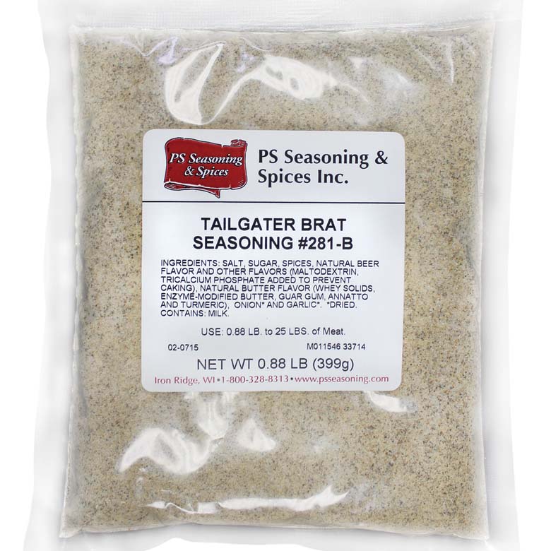 PS Seasonings Tailgater Brat Seasoning Seasons 25 Pounds (281-B) THUMBNAIL