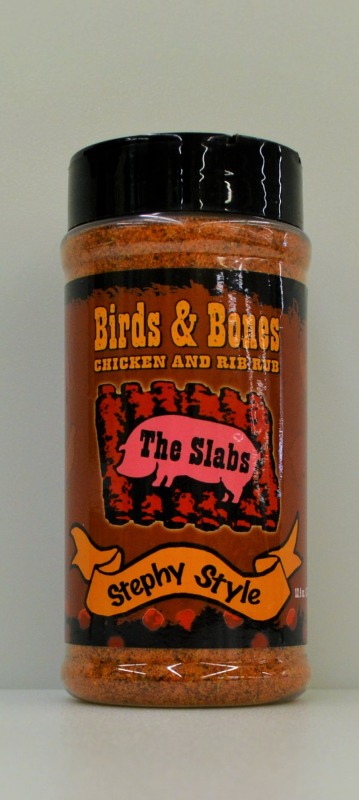 The Slabs Birds & Bones, Chicken and Rib Rub, 12.5 OZ Container LARGE