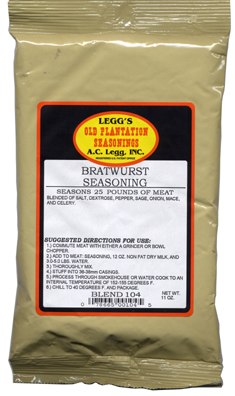 AC Leggs Leggs Old Plantation Hot Italian Sausage Seasoning Blend 103-8oz