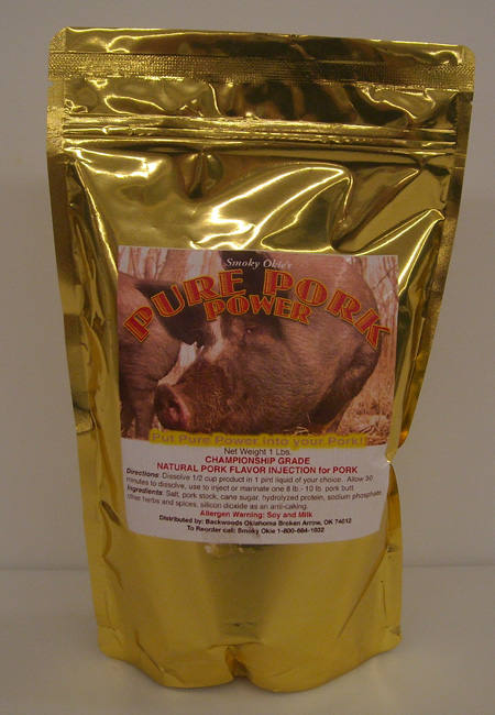 Smoky Okie's Pure Pork Power Injection/ Marinade 1 LB THUMBNAIL