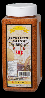 Smokin Guns BBQ Mild Rub 2 Pound Jug THUMBNAIL