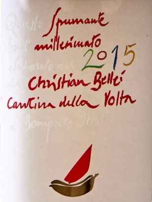 Wine Label: Cantina della Volte 'Christian Bellei' Brut Lambrusco Sorbara, Emilia-Romagna Italy THUMBNAIL