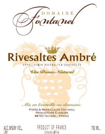 Wine Label - sweet dessert wine, perfect with chocolate.  $27.99 THUMBNAIL