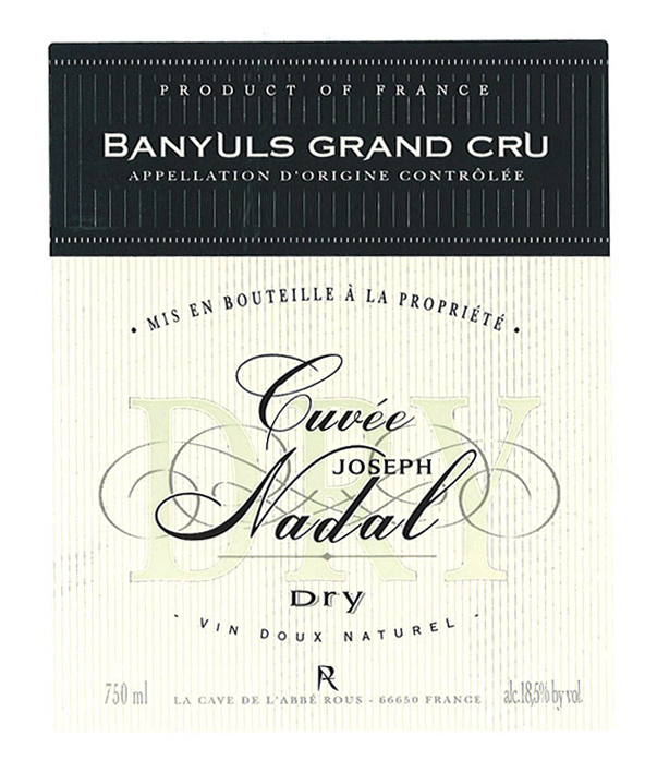 Label image - 2000 Banyuls Cr Cru "Joseph Nadal" $53 THUMBNAIL