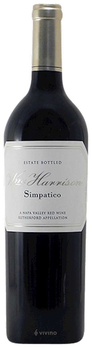 Wine Label: Wm Harrison 2019 Simpatico, Bordeaux Blend, Rutherford, Napa Valley LARGE