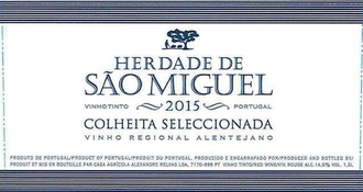 Wine Label: Herdade de Sao Miguel Alentejano Tinto "Escolha dos Enologos" 2019 THUMBNAIL
