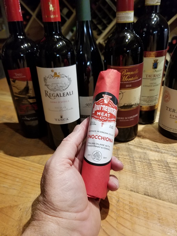 Italian-Style Salami, available for gift orders. $14 MAIN