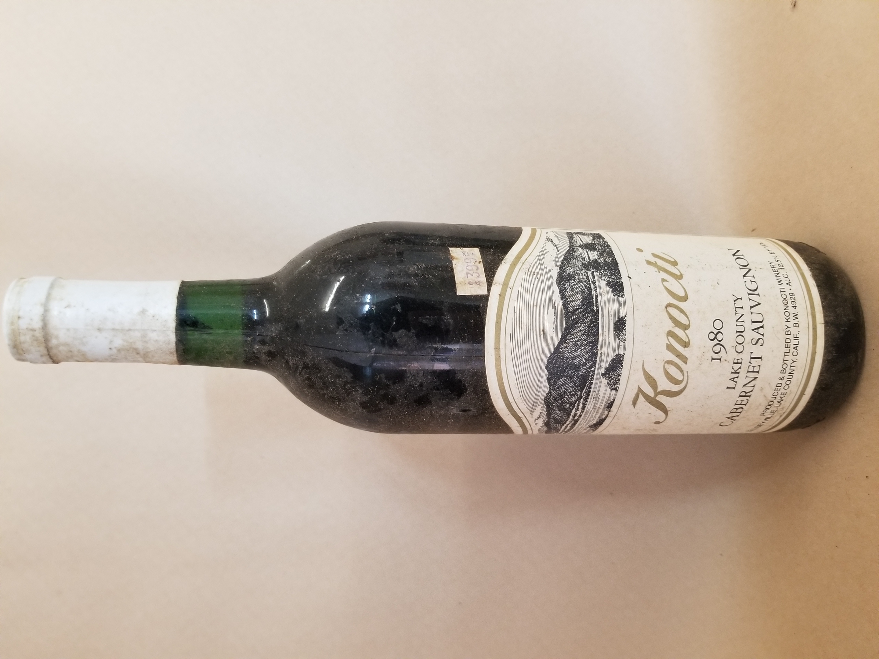 Rare Wine: Mount Konocti Cabernet Sauvignon, Lake County, USA 1980 THUMBNAIL