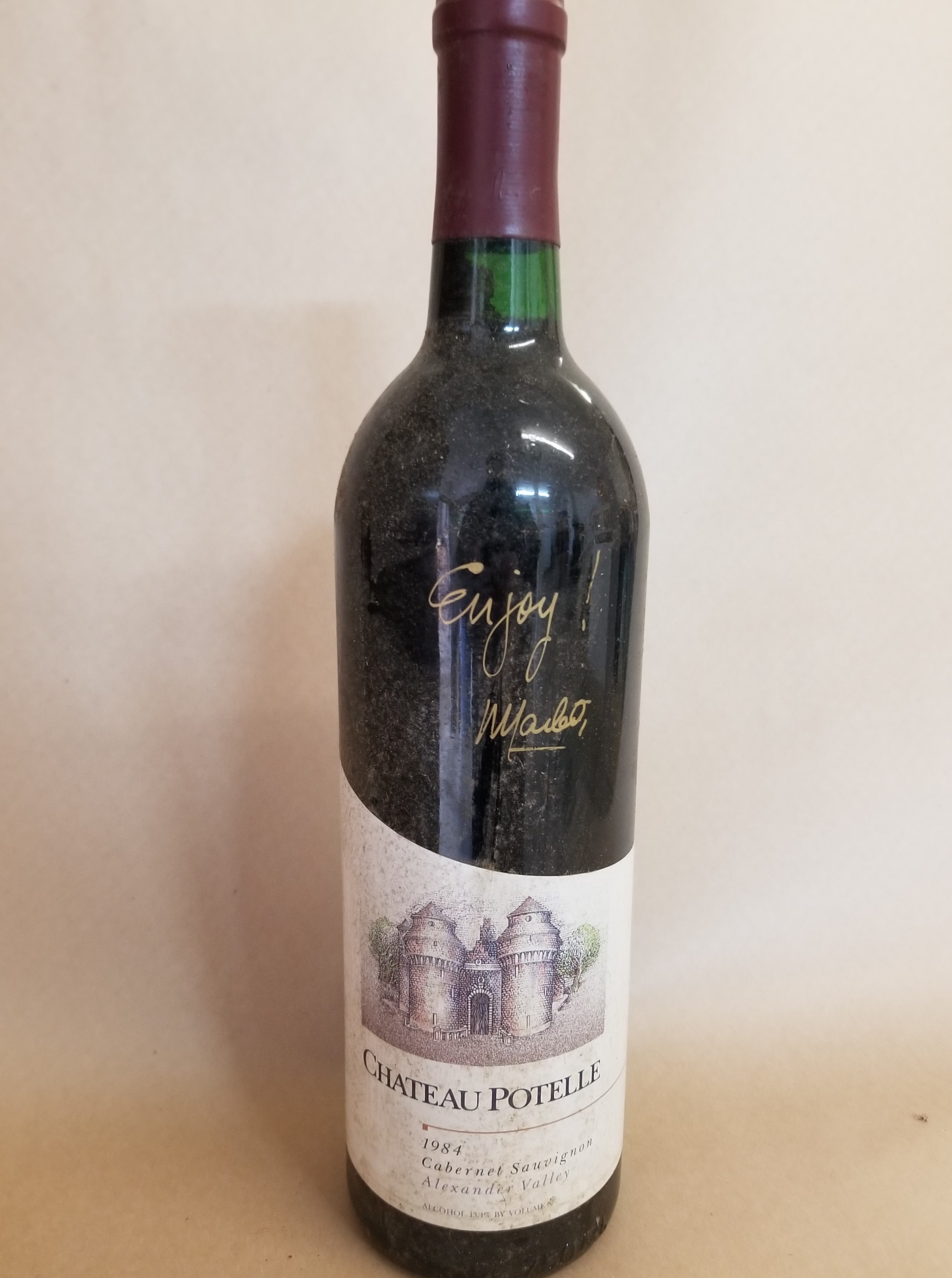Rare Wine: Chateau Potelle Alexander Valley Cabernet Sauvignon USA 1984 THUMBNAIL