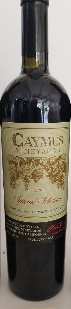 Rare Wine Bottle: 2006 Caymus Vineyards Special Selection Cabernet Sauvignon, Napa Valley, USA THUMBNAIL