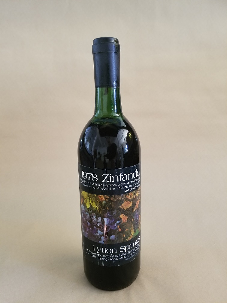 1978 Lytton Springs Winery Zinfandel, Sonoma County, USA THUMBNAIL