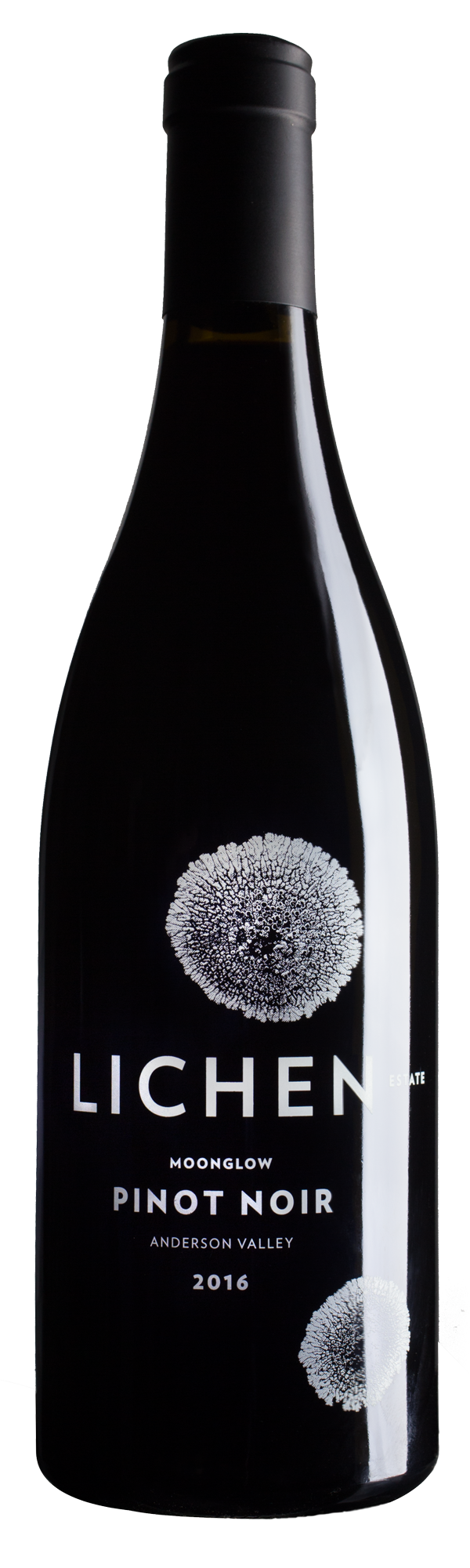 Wine Label: Lichen Estate 2019 Moonglow Pinot Noir, Anderson Valley LARGE