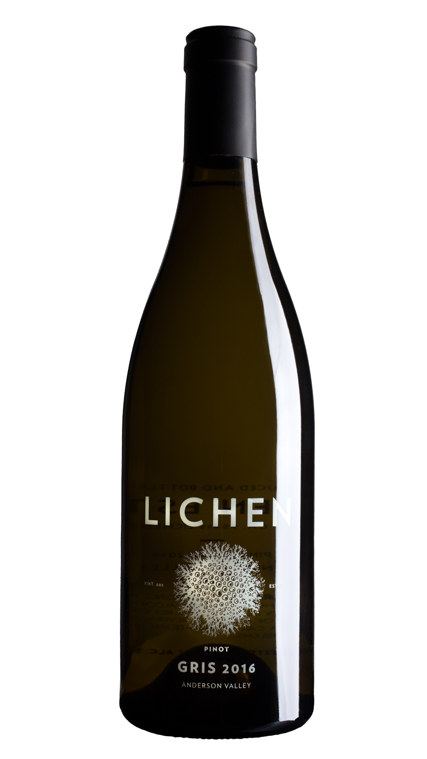 Wine Label: Lichen Estate 2019 Pinot Gris, Anderson Valley LARGE