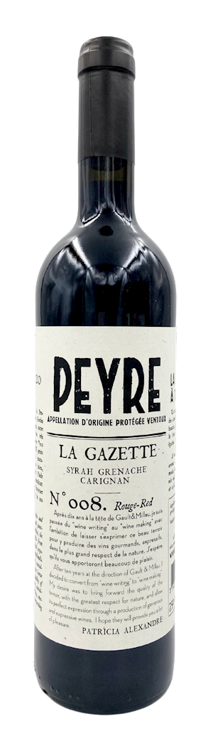 Wine Label: Domaine des Peyre 2020 La Gazette LARGE