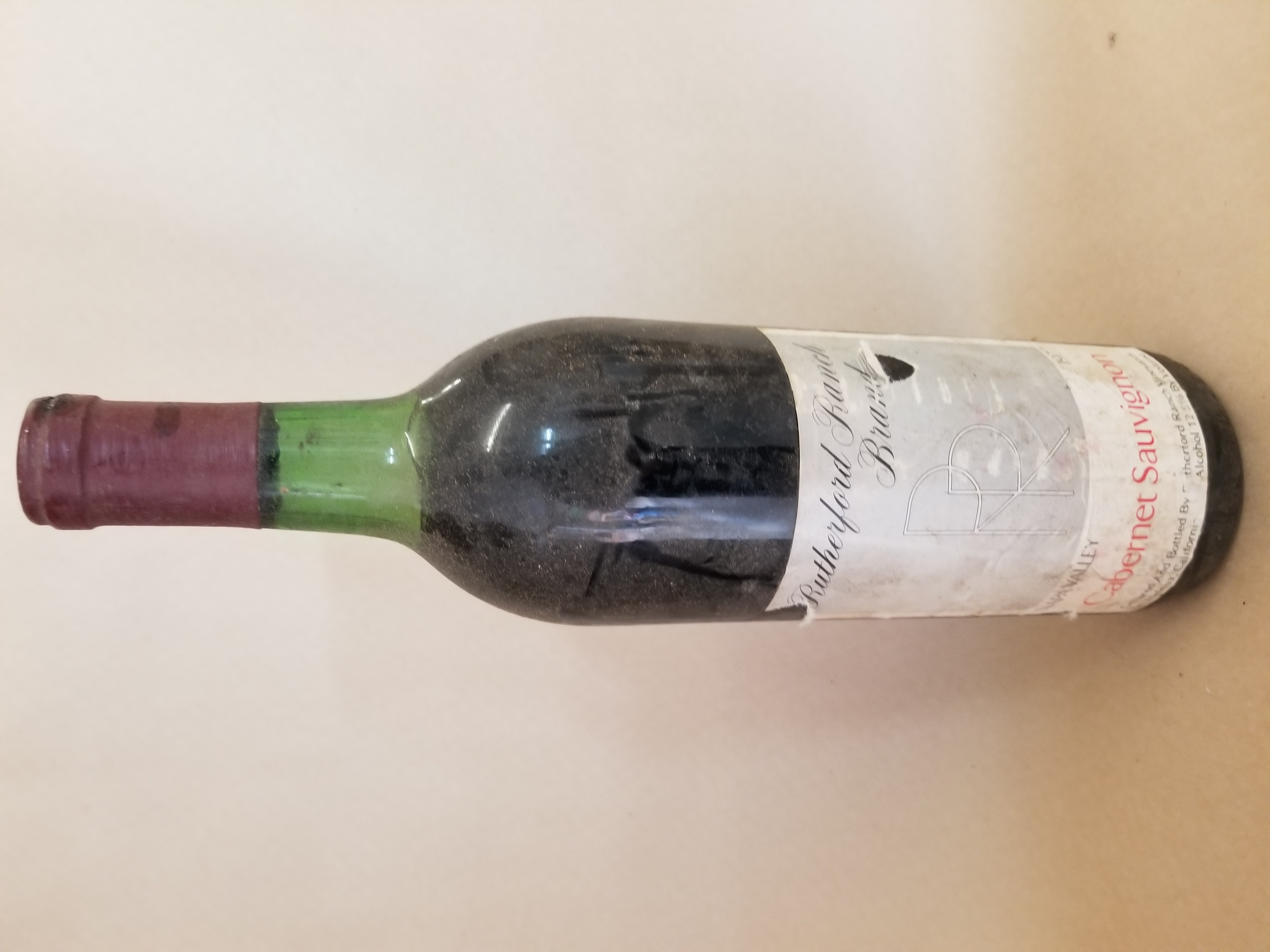 Rare Wine: Rutherford Ranch Cabernet Sauvignon, Napa Valley, USA 1977 LARGE