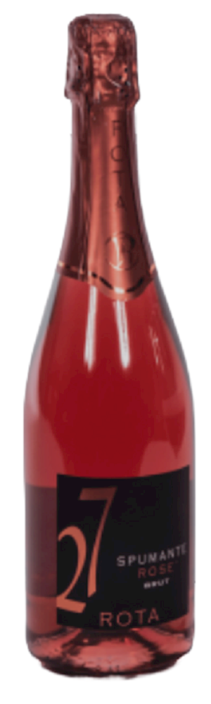 Wine Label: Cantina Rota Lambrusco Brut Rosato, NV (Italy, Emilia-Romagna) LARGE
