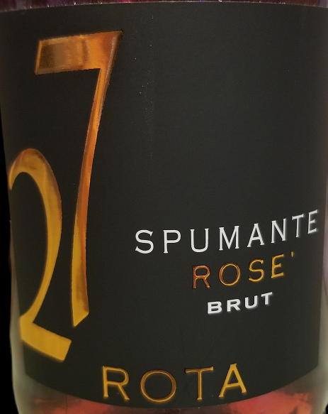 Wine Label: Cantina Rota Lambrusco Brut Rosato, NV (Italy, Emilia-Romagna) THUMBNAIL