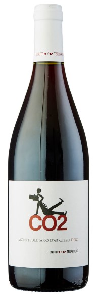 Wine Label: Terraviva 2018 Montepulciano d'Abruzzo "CO2" (carbonic maceration) LARGE