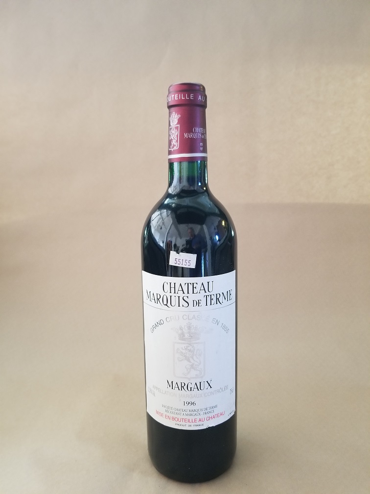 1996 Chateau Marquis de Terme, Margaux, France LARGE