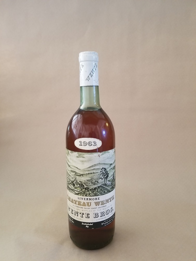 1963 Wente Vineyards Sweet Sauterne, Livermore Valley, USA THUMBNAIL