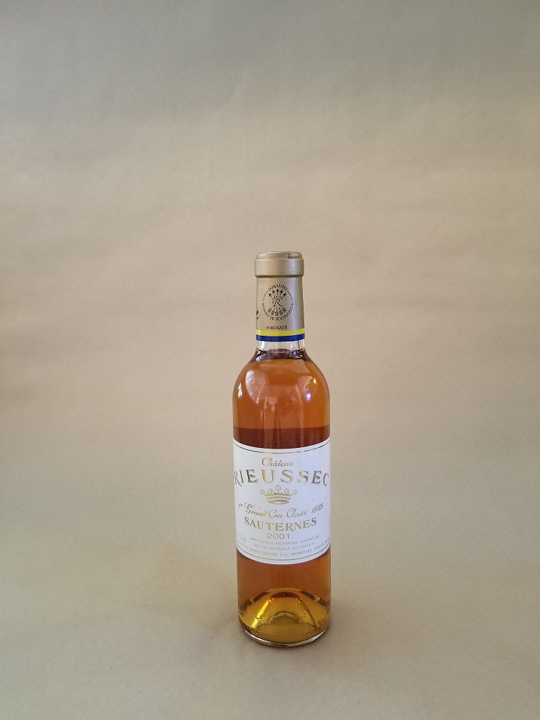 2001 Chateau Rieussec, Sauternes (375 ml), France LARGE