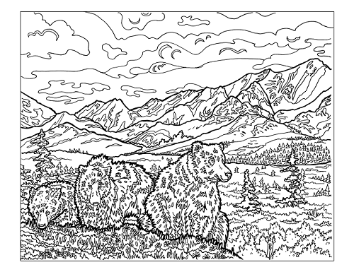 The Sierra Club National Parks Coloring Book