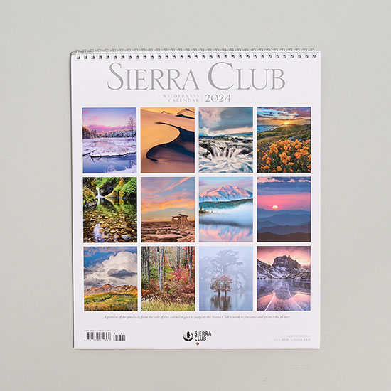 2024 Sierra Club Wall Calendar