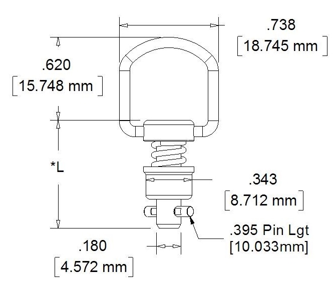 CLoc 4000R Series Folding Ring Handle