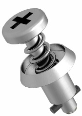 Camloc Stud Assembly #6 Phillips Head - Skytanium Finish, Durable & Lightweight