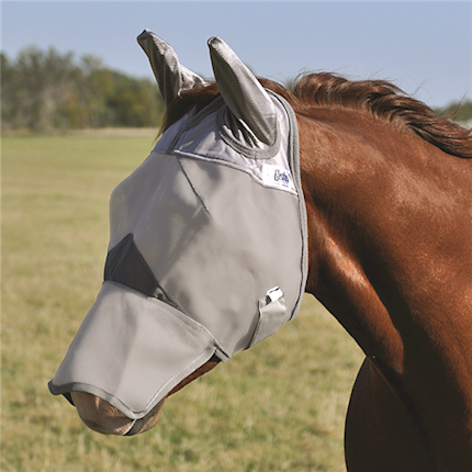 Cashel Crusader Fly Mask Long/Ears THUMBNAIL