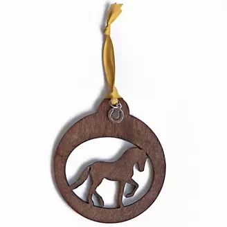 Wooden Horse Ornament LARGE