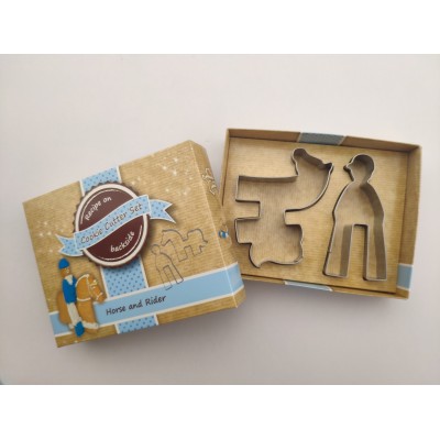 Horse and Rider Cookie Cutter MAIN