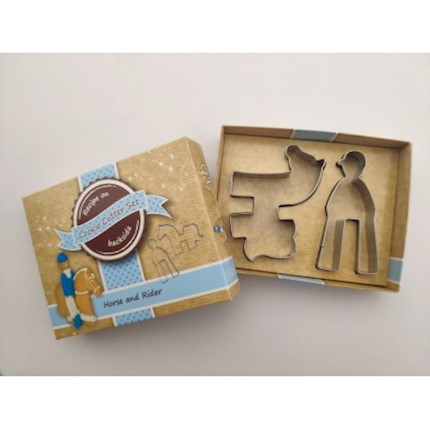 Horse and Rider Cookie Cutter THUMBNAIL