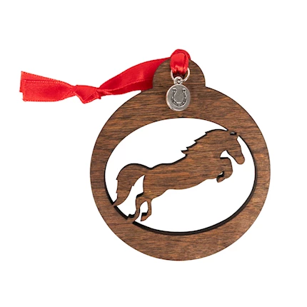 Wooden Horse Ornament THUMBNAIL