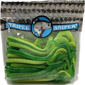7" Snake Worm - Blemished Baits THUMBNAIL