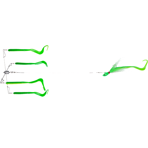 7" Snake Worm Ultralight Rig MAIN