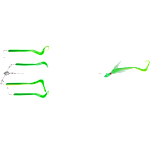 7" Snake Worm Ultralight Rig SWATCH
