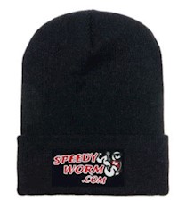 speedy worm logo stocking hat, apparel MAIN