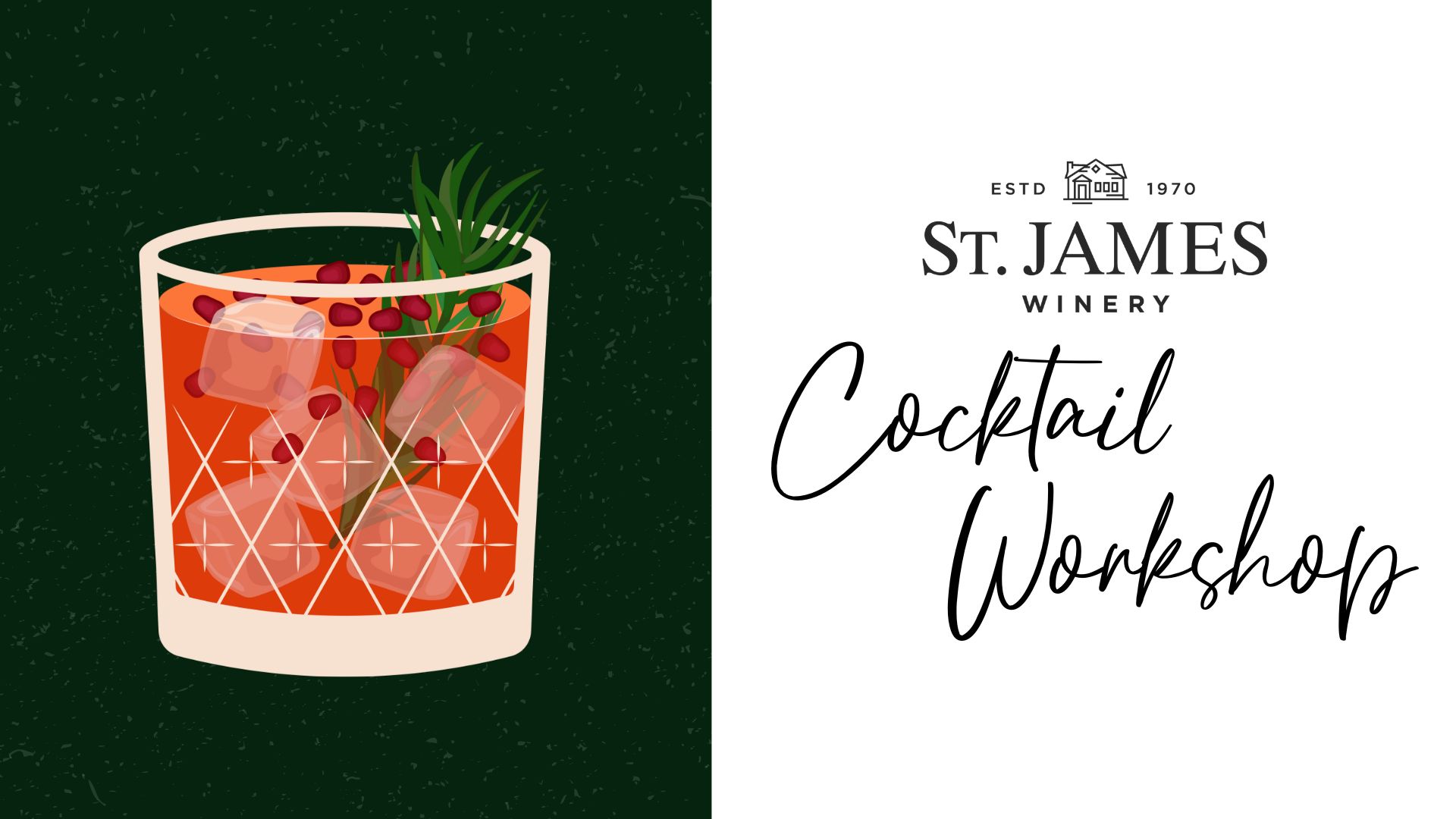 Holiday Cheers: Cocktail Workshop at St. James Winery MAIN