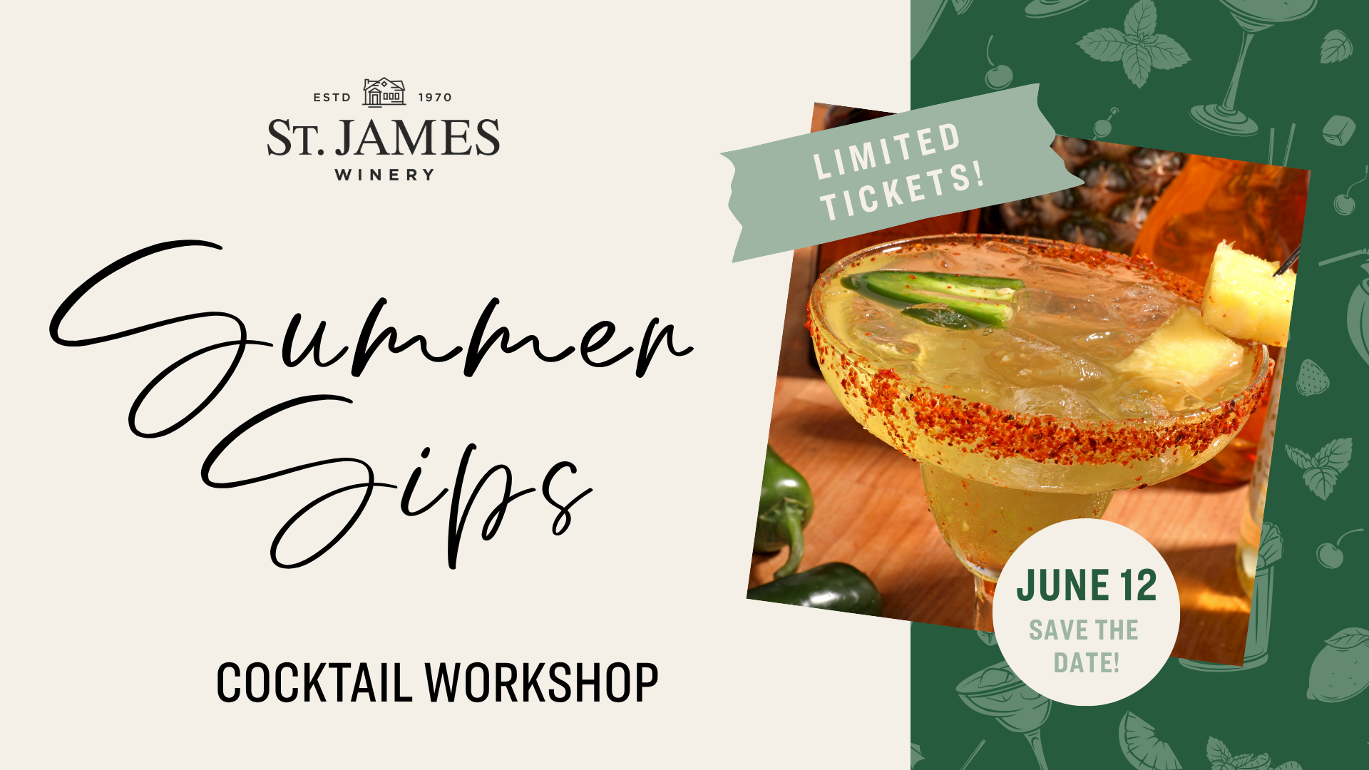 2026 Summer Sips: Cocktail Workshop THUMBNAIL