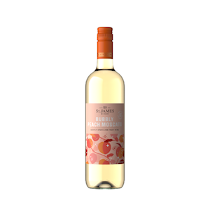 Bubbly Peach Moscato Wine LARGE