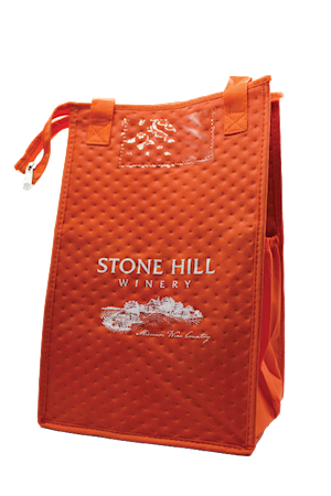 2 Bottle Insulated Wine Tote LARGE
