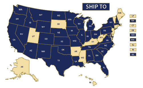 Shipping States - Stone Hill Winery